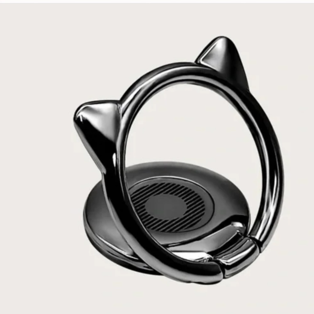 🎉Host Pick🎉  NWT. Black Cat Phone Ring Holder!
